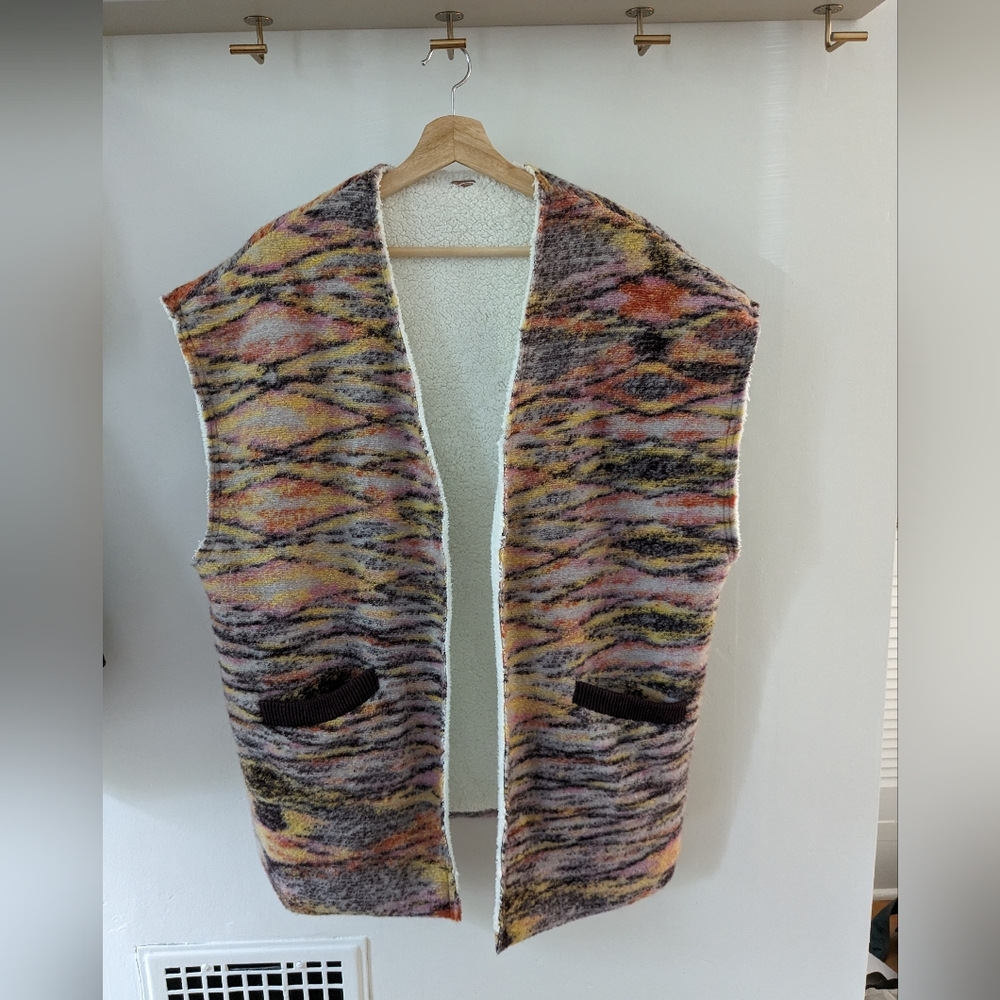 Reversible Free People wool vest 🍁